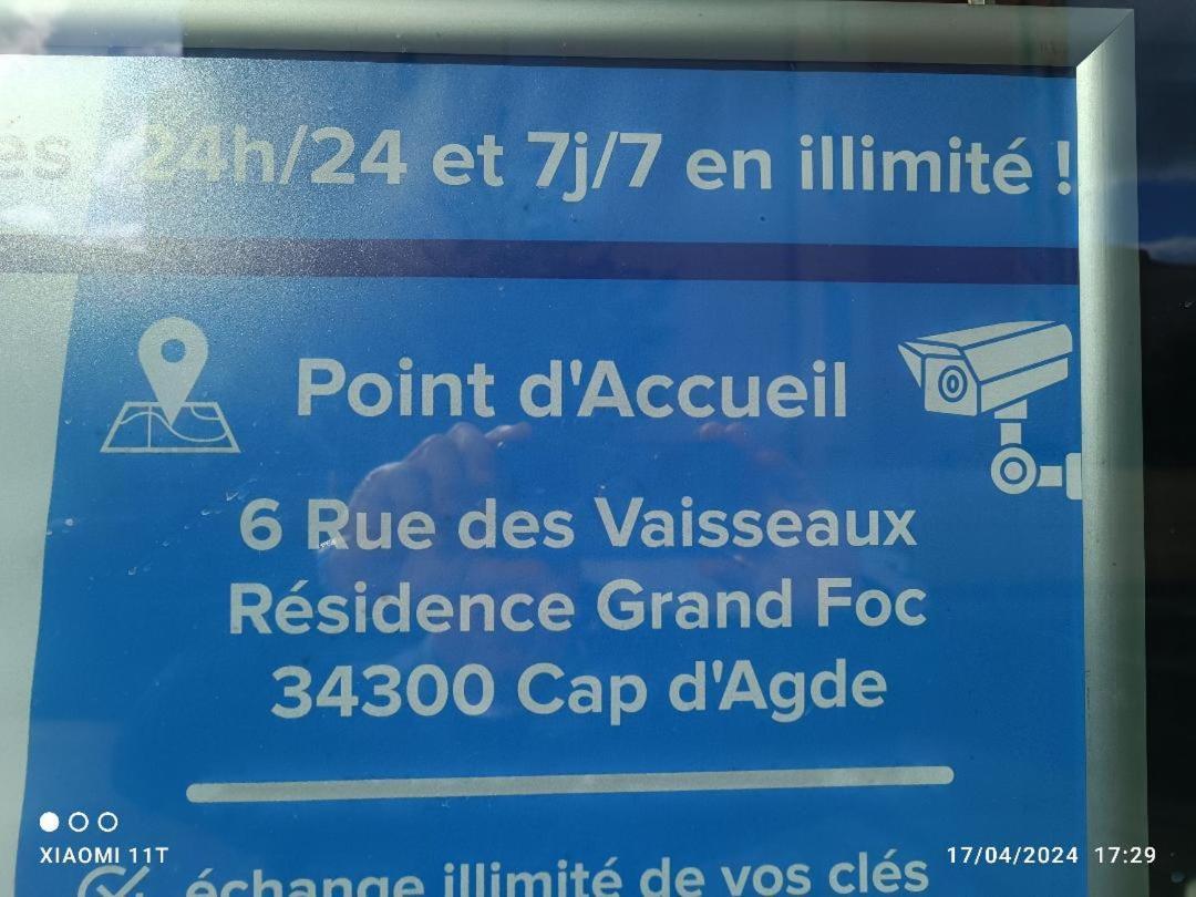 Studio Au Cap D'Agde Dans Les Pinedes מראה חיצוני תמונה